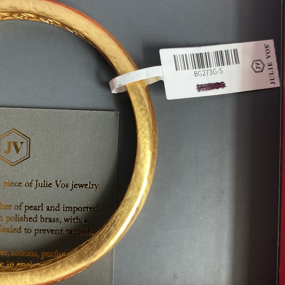 Julie Vos Gold-Tone Bangle with Pouch - Picture 5 of 5